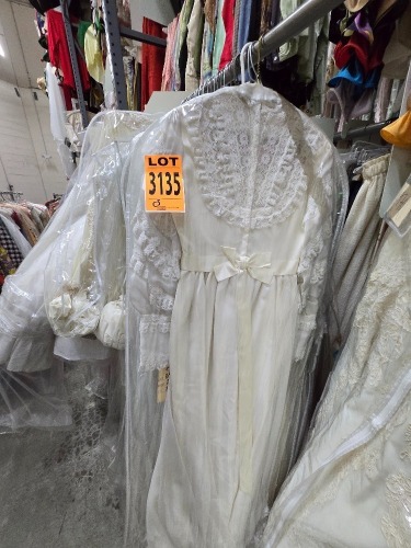 Collection of (10) Wedding Dresses, 1970s era