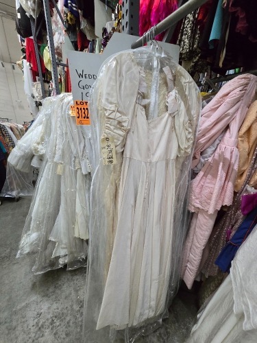 Collection of (7) Wedding Dresses, 50s- 80s era