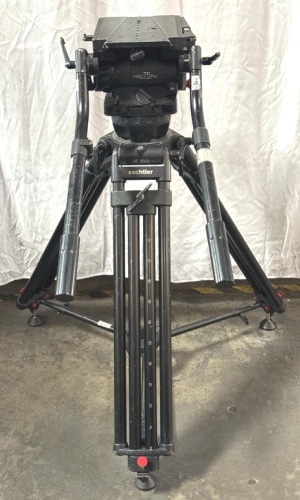 SACHTLER VIDEO 75 STUDIO FLUID HEAD W/ OB2000 TRIPOD LEGS