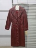 Collection of (4) 1970's era leather trenchcoats - 2
