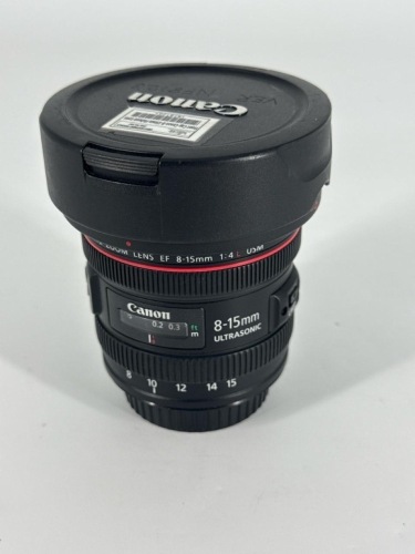 CANON FISHEYE USM EF 8-15MM F/4L CAMERA LENS