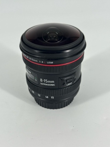 CANON FISHEYE USM EF 8-15MM F/4L CAMERA LENS