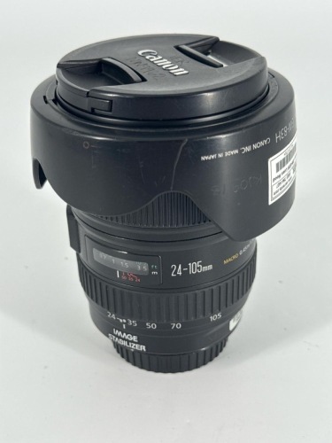 CANON IS USM EF 24-105MM F/4L CAMERA LENS