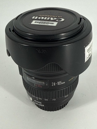 CANON IS USM EF 24-105MM F/4L CAMERA LENS