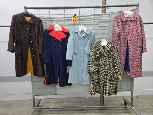 Collection of (5) 1960's era long coats