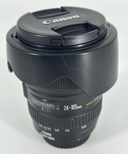 CANON IS USM EF 24-105MM F/4L CAMERA LENS