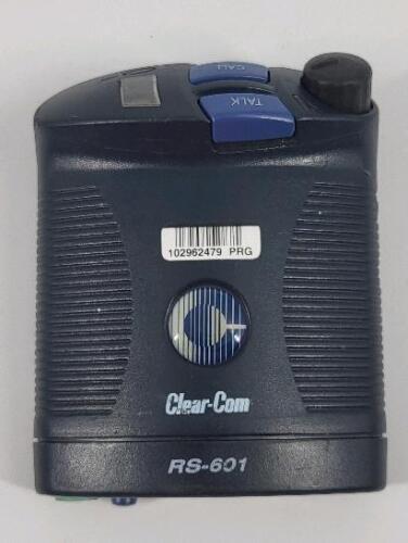 Qty: 5 - CLEAR-COM BELTPACK 1CH RS-601 - XLR4M
