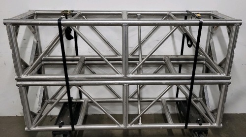 Qty: 4 - TRUSS BOX 20IN X 20IN BOLT NAT 6FT