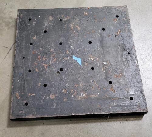 Qty: 4 - TRUSS BASE STEEL 28IN SQ X 2.00IN 160LB - 12+20