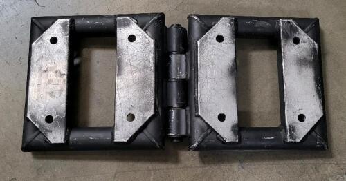 Qty: 10 - TRUSS HINGE 12IN X 12IN BOLT BOOK HORIZ BLK - XSF