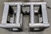 TRUSS HINGE 12IN X 12IN BOLT ART. VERT BLK - TOMCAT
