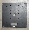 Qty: 4 - TRUSS BASE STEEL 21IN SQ X 1.50IN 56LB - 12+20+PIPE
