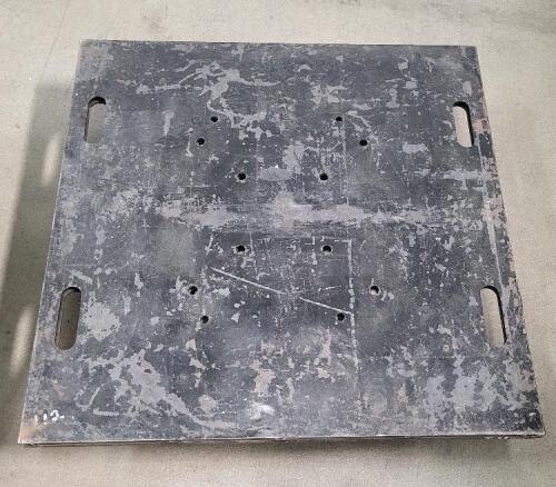 Qty: 2 - TRUSS BASE STEEL 36IN SQ 112LB - 12+20
