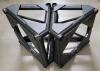 Qty: 2 - TRUSS HINGE 20IN X 20IN BOLT ART. HORIZ BLK - TOMCAT