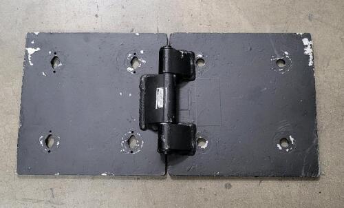 Qty: 4 - TRUSS HINGE 12IN X 12IN BOLT BOOK HORIZ PLATES BLK