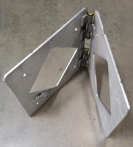 Qty: 2 - TRUSS HINGE 20IN X 20IN BOLT BOOK NAT - XSF