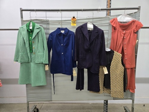 Collection of (5) 1-3pc 1970's era women's outfits