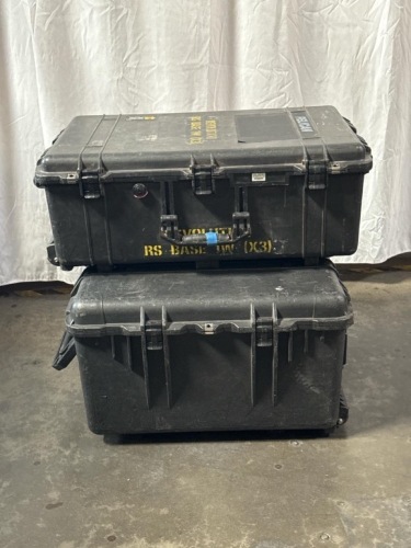 Qty: 2 - 1X PELICAN 1640 AND 1X PELICAN 1650 CASES - EMPTY