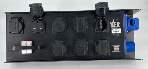 Qty: 2 - PD BOX 230V CEE 16A-BLU3 - SCHUKO X6, BS13 X2