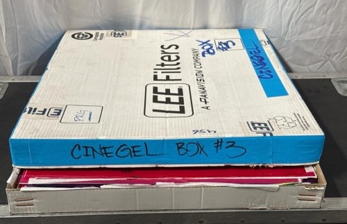 LOT OF CINEGEL GEL - SHEETS