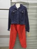 Collection of (5) 2pc 1970's era women's outfits - 4
