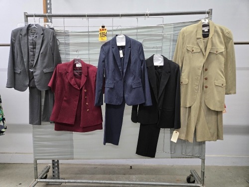 Collection of (5) 2000's era women's suits