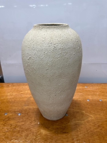 Lot of (2) Textured Ceramic Vase