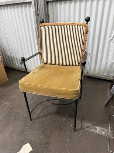 x4 - Upholstered Accent Chair with Metal Frame