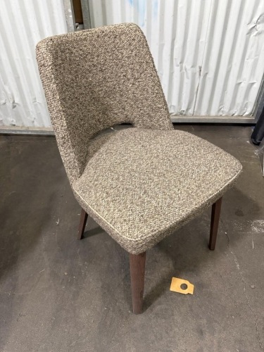 x2 - Upholstered Accent / Dining Chair with Textured Fabric