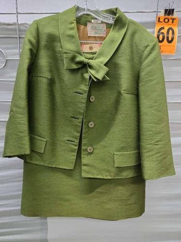 Collection of (5) 1960's era 2pc Sets of Women's Jacket's with Long Skirts