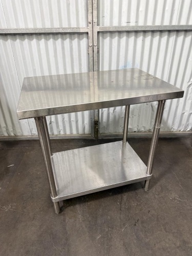 x3 - Kitchen stainless steel work tables