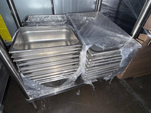 Assorted steam table pans