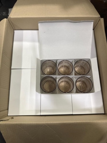 Box Lot of Glass cups