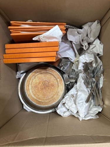 Box Lot of Assorted kitchenware