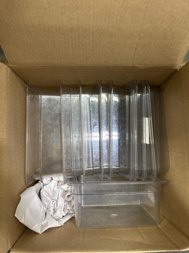 Box Lot of Plastic containers
