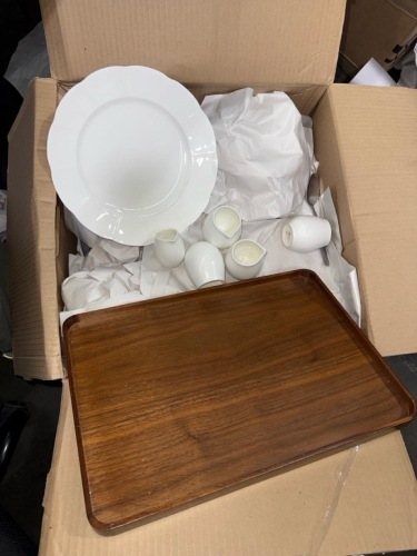 Box Lot of Serving plates