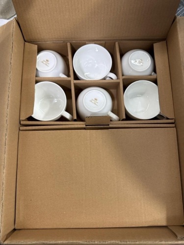 Box Lot of Coffe cups