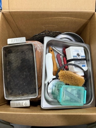Box Lot of Kitchenware