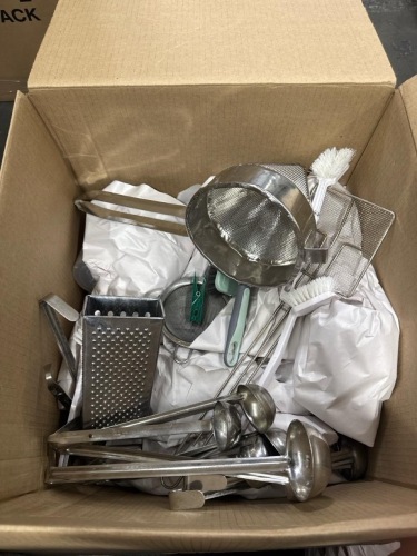 Box Lot of Assorted kitchenware