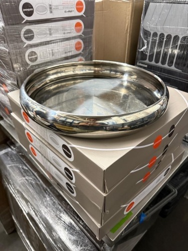 Lot of (11) Sphera / Sambonet Mirrored Bowl/Tray
