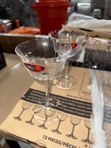 Lot of (72) Wine glasses