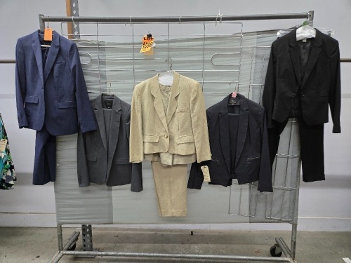 Collection of (5) 2000's era women's suits