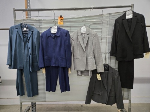 Collection of (5) 2000's era women's suits