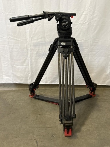 SACHTLER VIDEO 18 S FLUID HEAD WITH 5386 LEGS - NO CASE