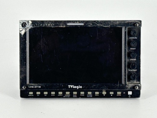 Qty: x2 - TVLOGIC LVM-071W MONITOR 7IN LCD 960X540