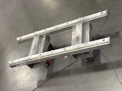 Qty: x3 - DOLLY TRUSS CASTER BAR 12IN X 12IN 4W FORKABLE