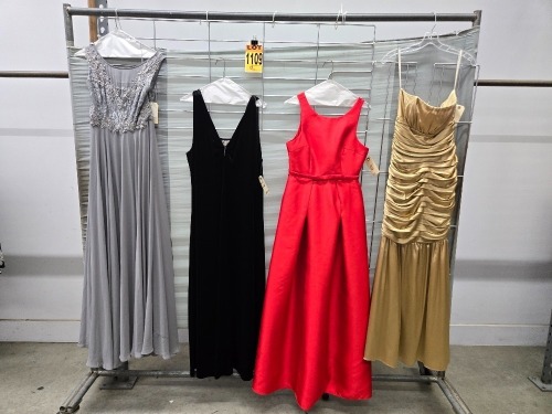 Collection of (4) 2000's era dresses