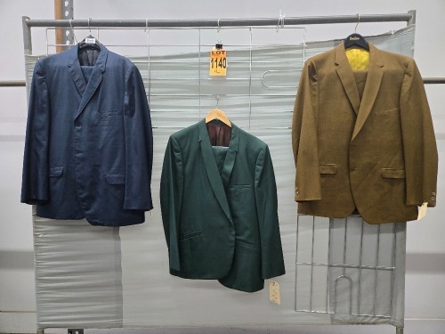 Collection of (3) 1960's era 2pc Suits