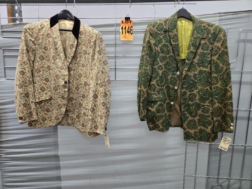 Collection of (2) 1960' & 1970's era style sports jackets