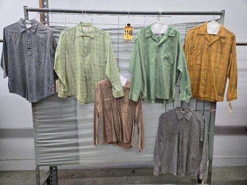 Collection of (6) 1960's era collared shirts